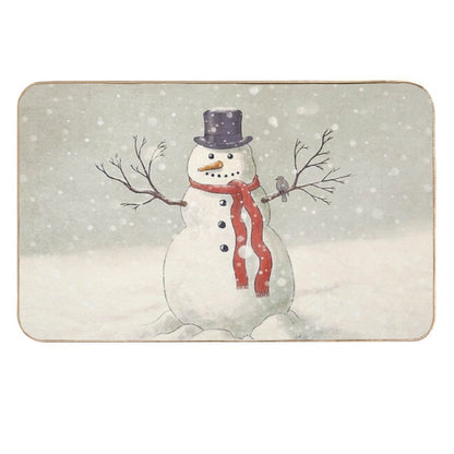 The Snowman  Odorless Bath Mat