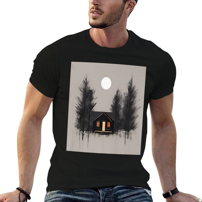 Prairie Cabin Twilight Tranquility Premium  Classic T-Shirt