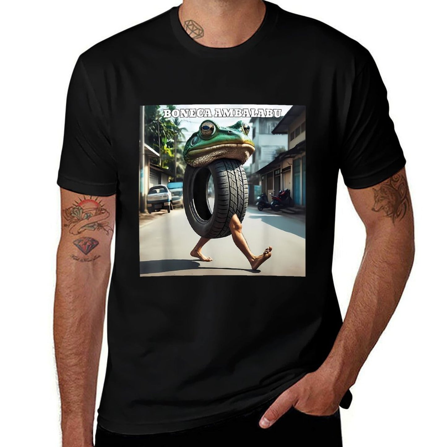 Boneca Ambalabu Frog Meme  Graphic-printed T-Shirt