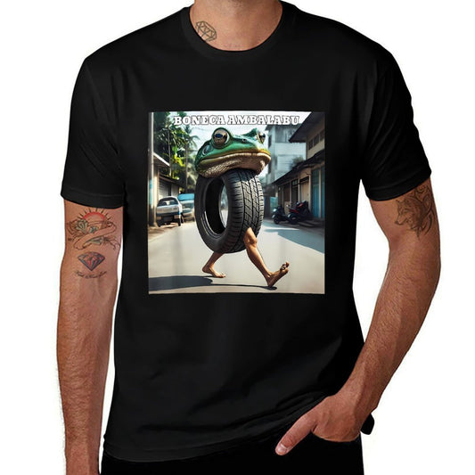 Boneca Ambalabu Frog Meme  Graphic-printed T-Shirt