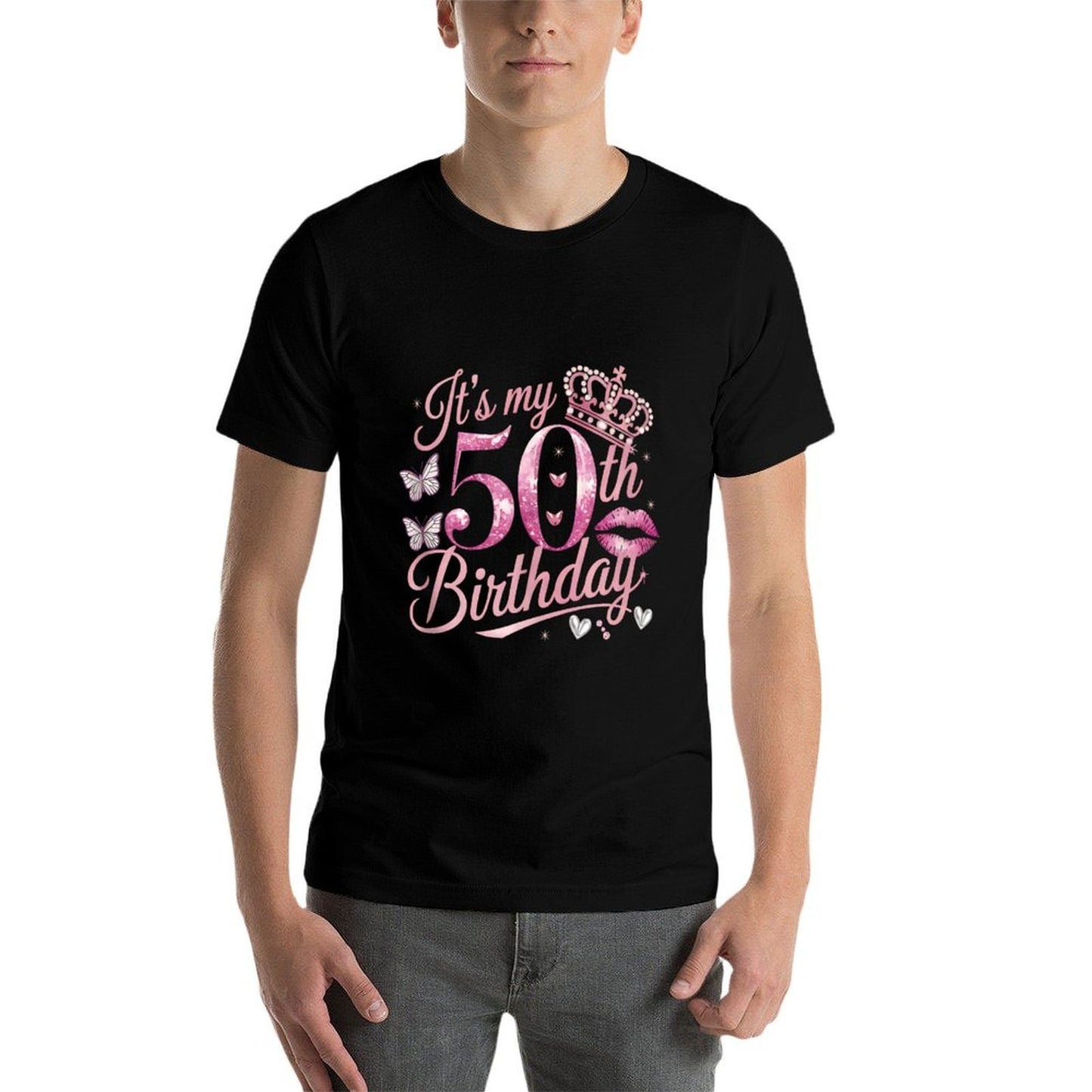 Its My 50th Birthday Women Happy Birthday Funny Present  Soft T-Shirt