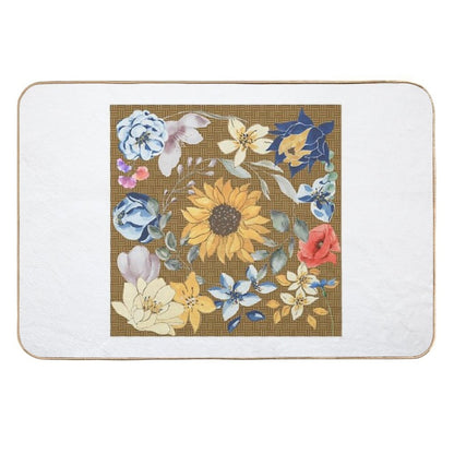 Vintage Floral Dreams  Dirt-Trapping Bath Mat