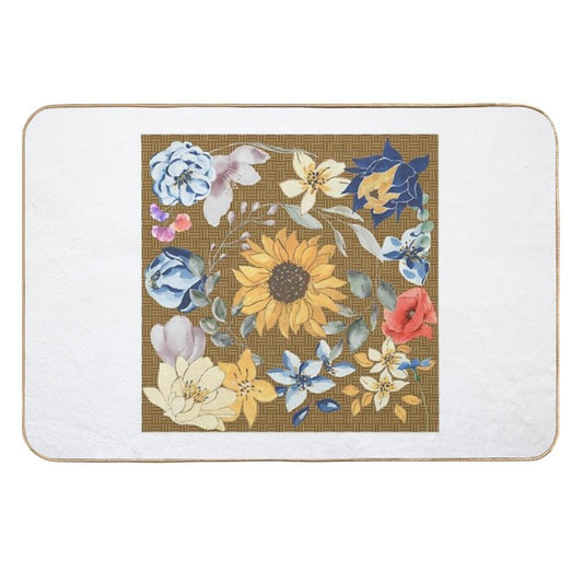 Vintage Floral Dreams  Dirt-Trapping Bath Mat