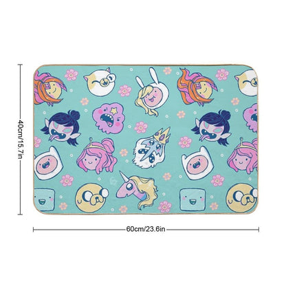 Adventure Time Friends 1  Easy To Clean Bath Mat