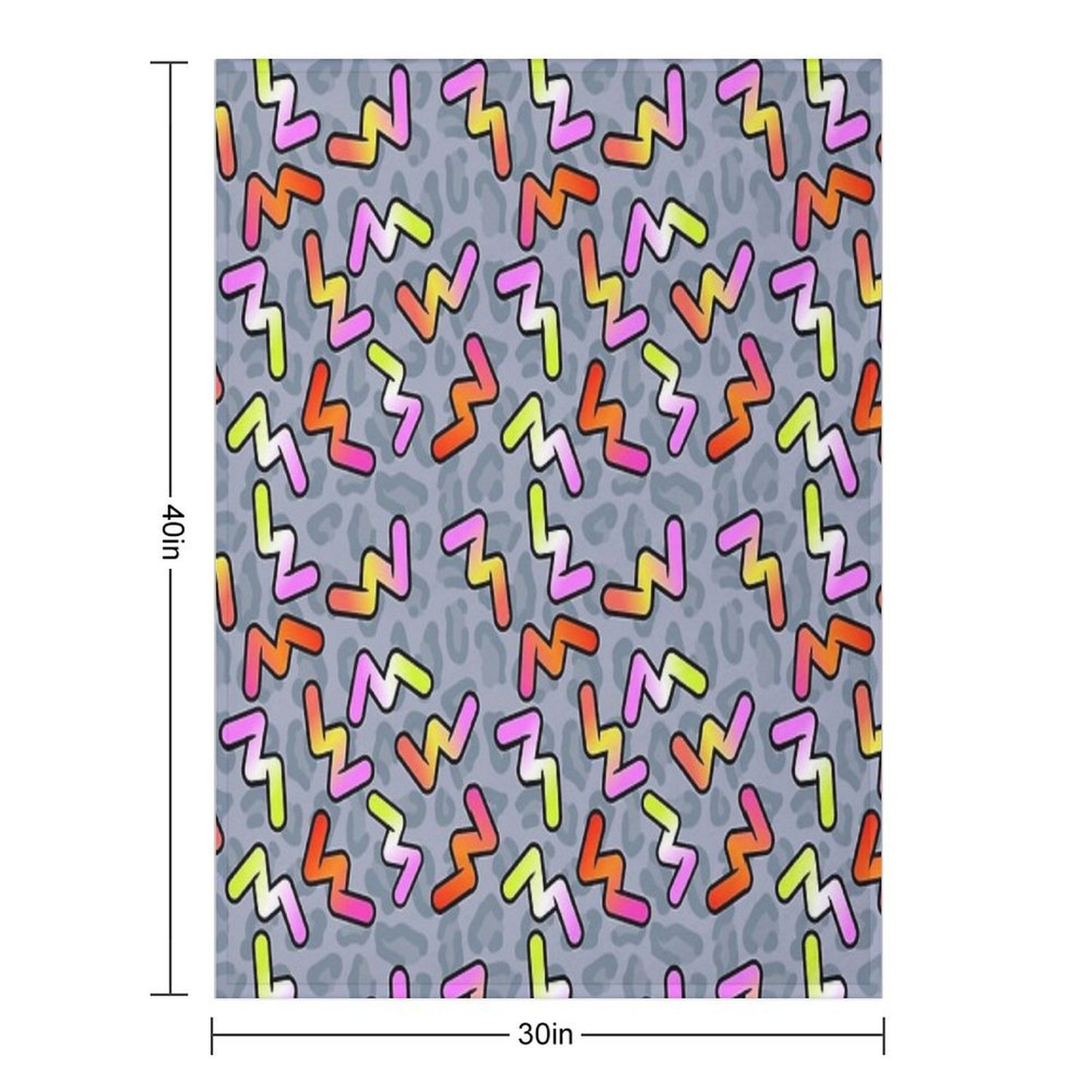 Daniel Ricciardo - Become Unstuck 90's Pattern Eco-conscious Throw Blanket