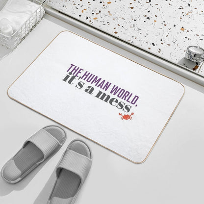 The Human World  Easy Maintenance Bath Mat