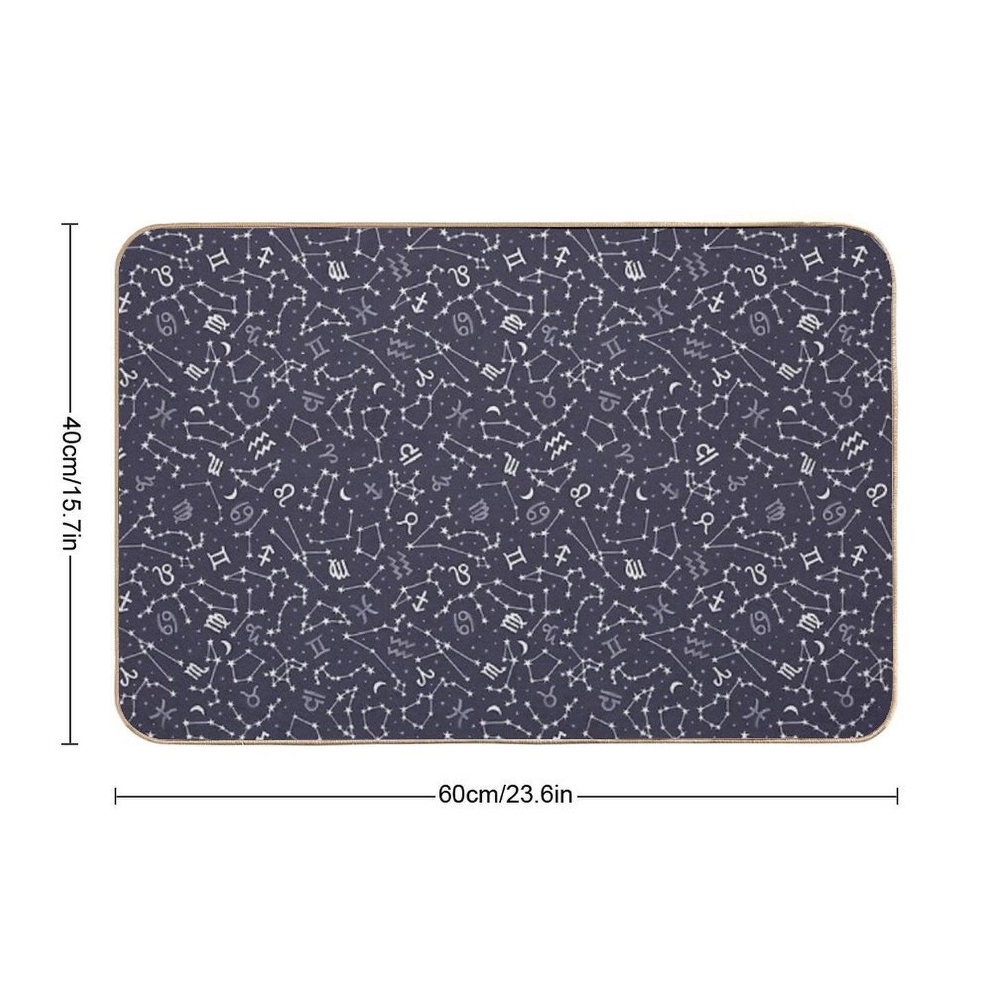 Zodiac Sky  Non-Slip Bath Mat