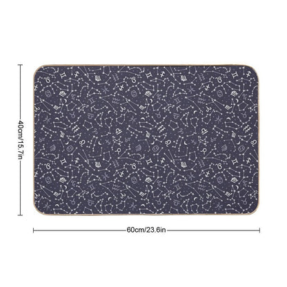 Zodiac Sky  Non-Slip Bath Mat