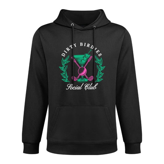 Dirty Birdies Social Club, Golfing  Drinking Sweatshirt Shape Retention Hoodie