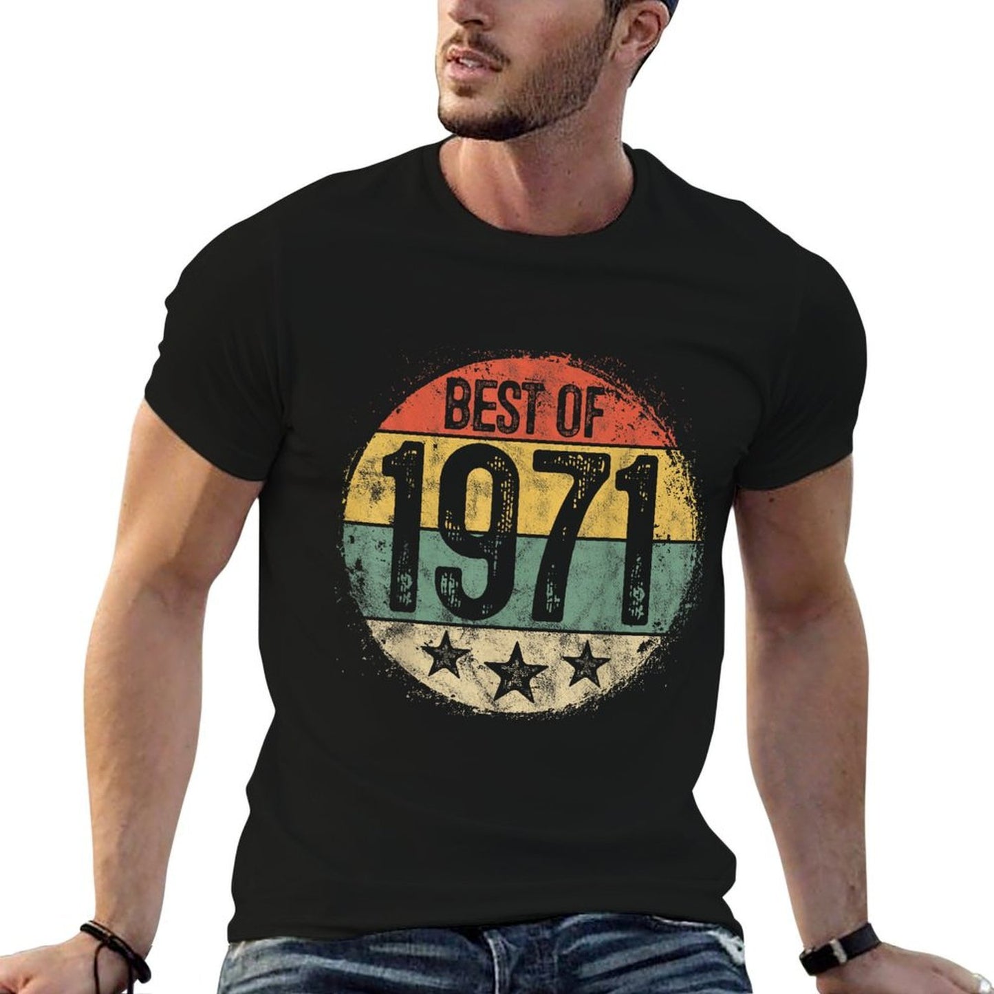 Best Of 1971 54th Birthday Gifts For Men Women 54 Year Old  Slim-fit Cut T-Shirt