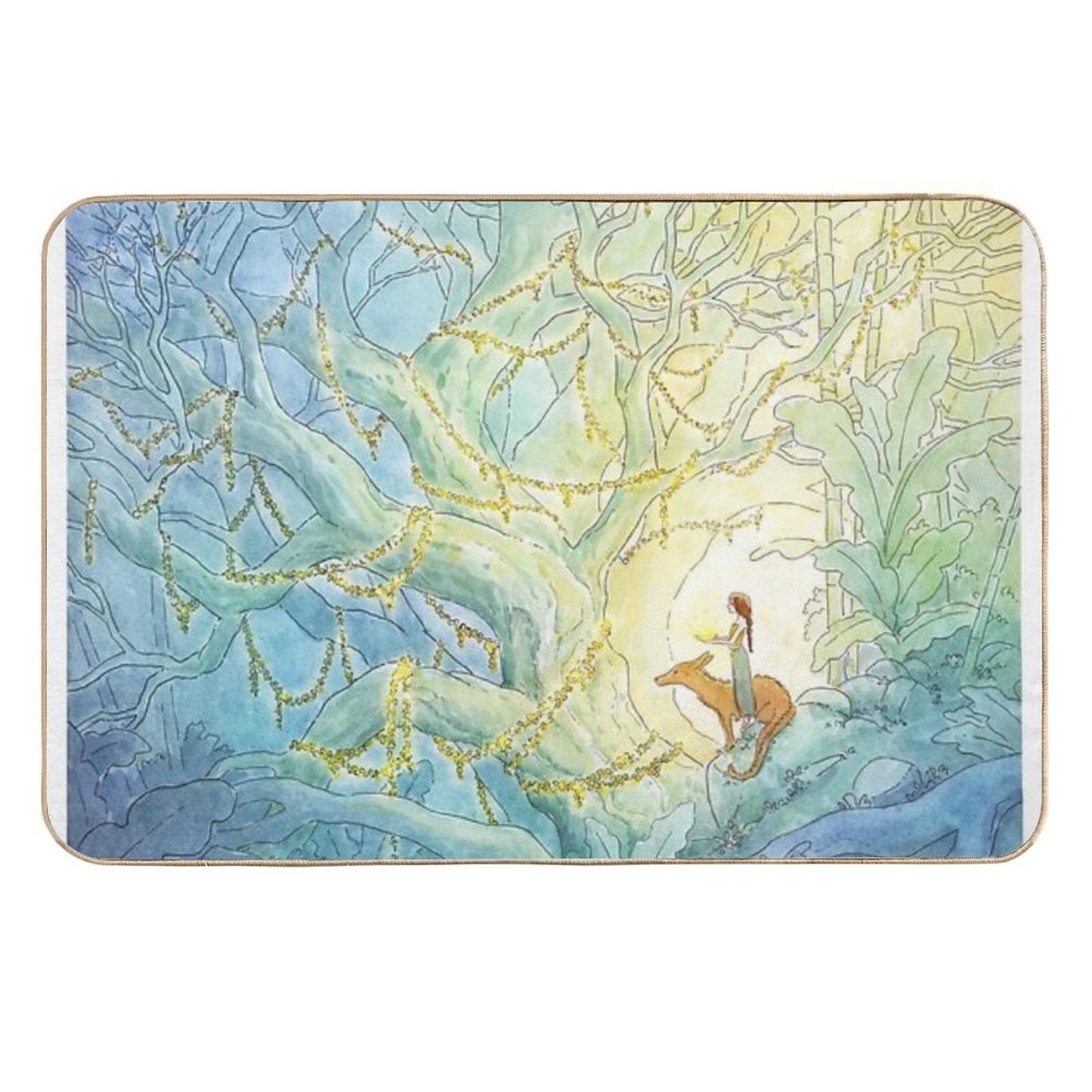 An Offering Of Light  Multi-Purpose Bath Mat