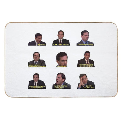 Michael Scott Quotes from The Office  Multi-Purpose Bath Mat