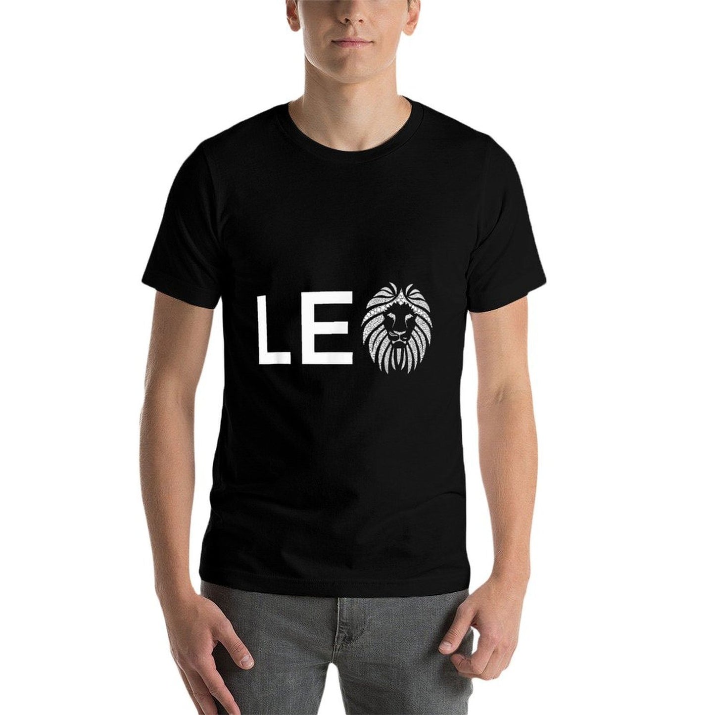 Leo Lion for August And July Birthday Gift  High-quality Stitching T-Shirt