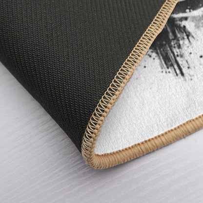 Zombie Panda  Fade-Resistant Bath Mat