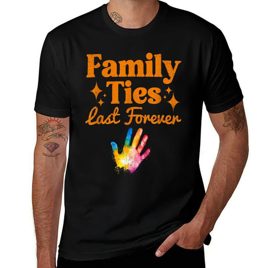 Matching Family Reunion Last Forever Watercolor  Slim-fit Cut T-Shirt
