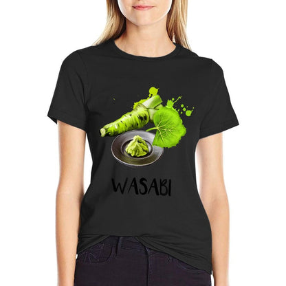 Wasabi Watercolor  Wrinkle-resistant T-Shirt