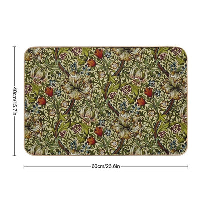 William Morris Golden Lily  Easy Maintenance Bath Mat