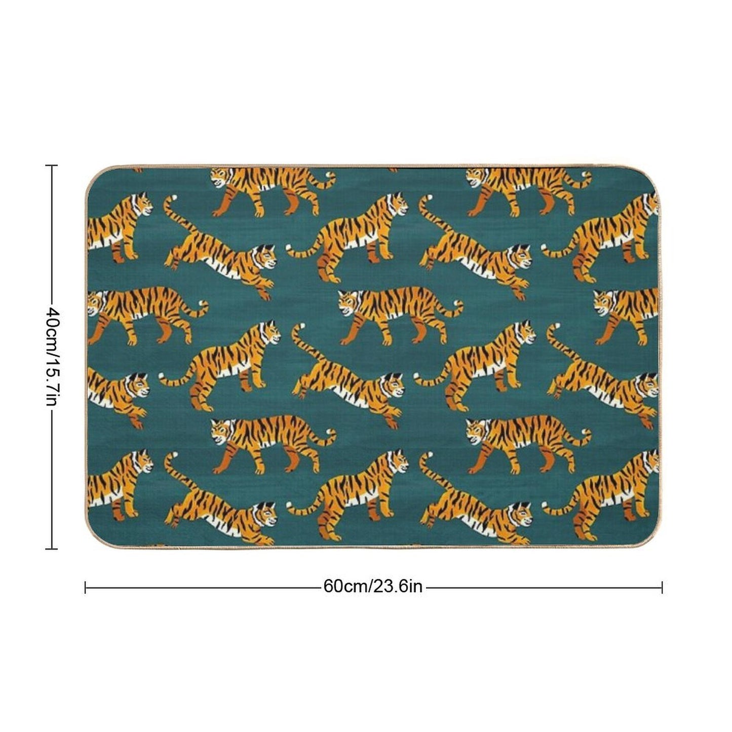 Bengal Tigers - Navy  Multi-Purpose Bath Mat