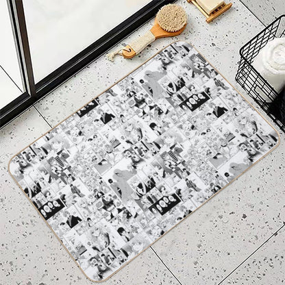 Yona of The Dawn Manga Collage  Slip-Resistant Bath Mat