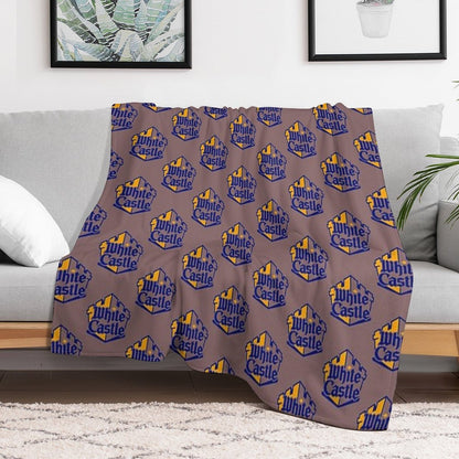 White Castle Logo Lightweight Throw Blanket