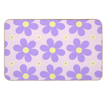 Spring Flowers (Lavender)  Multi-Purpose Bath Mat