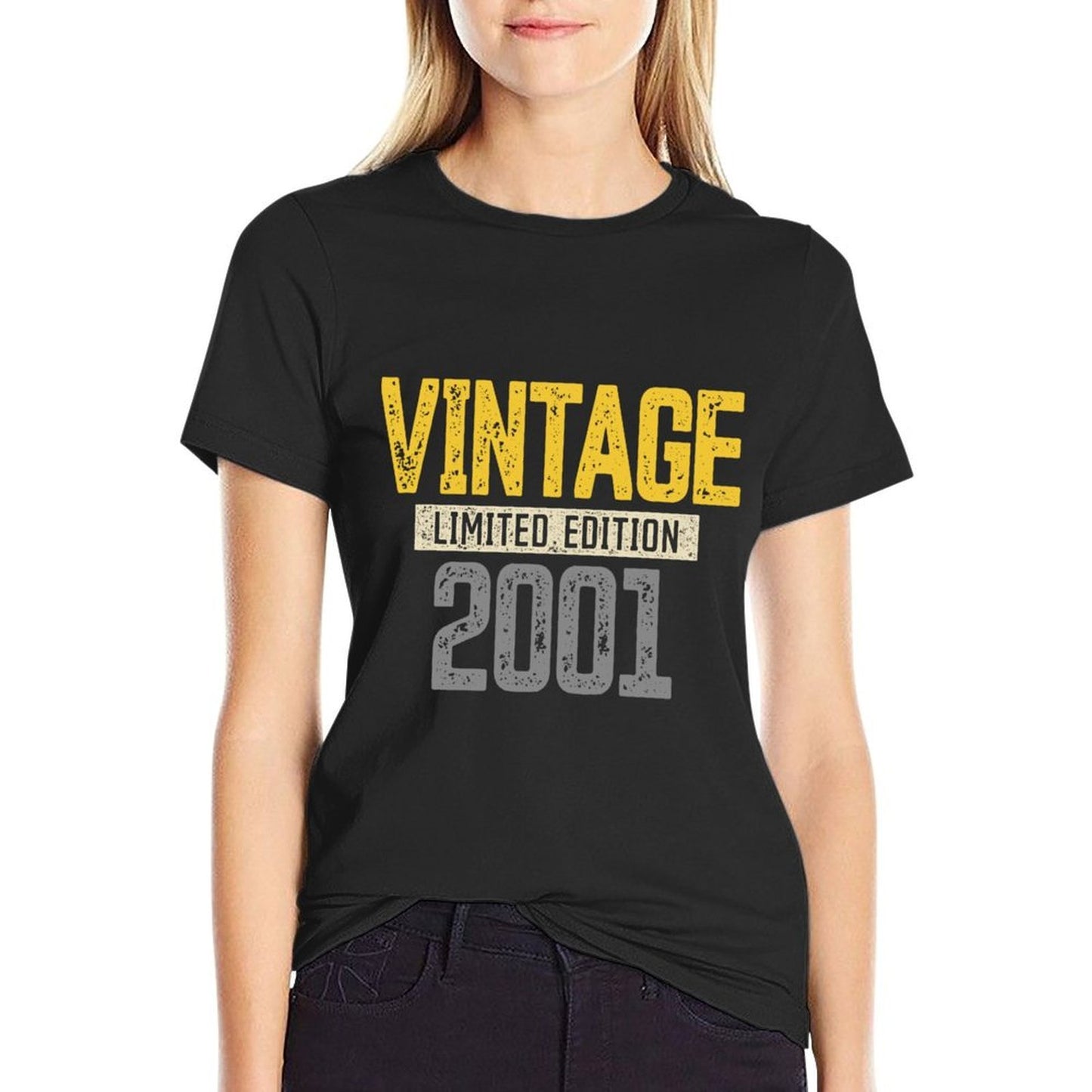 21st Birthdays Men Women Vintage 2001 21st Birthday  Quick-drying T-Shirt
