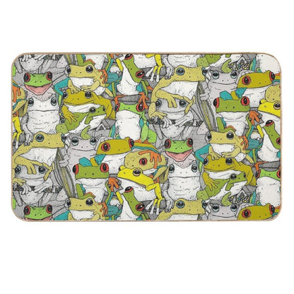 Just Tree Frogs Col  Multi-Purpose Bath Mat