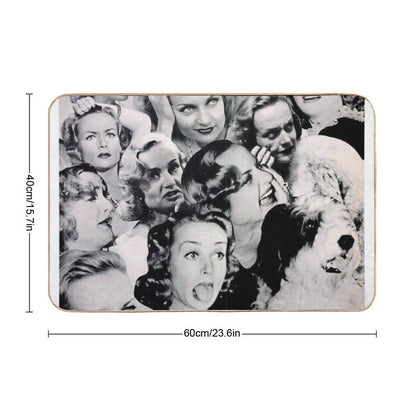 Carole Collage  Easy Maintenance Bath Mat