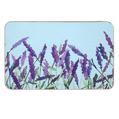 Violet Lavender  Non-Slip Bath Mat