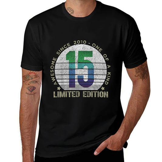 15 Year Old Gifts Vintage 2010 Limited Edition 15th Birthday Comfortable T-Shirt