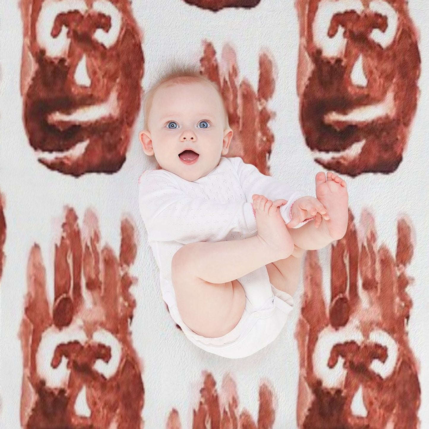 WILSON! Wrinkle-free Throw Blanket