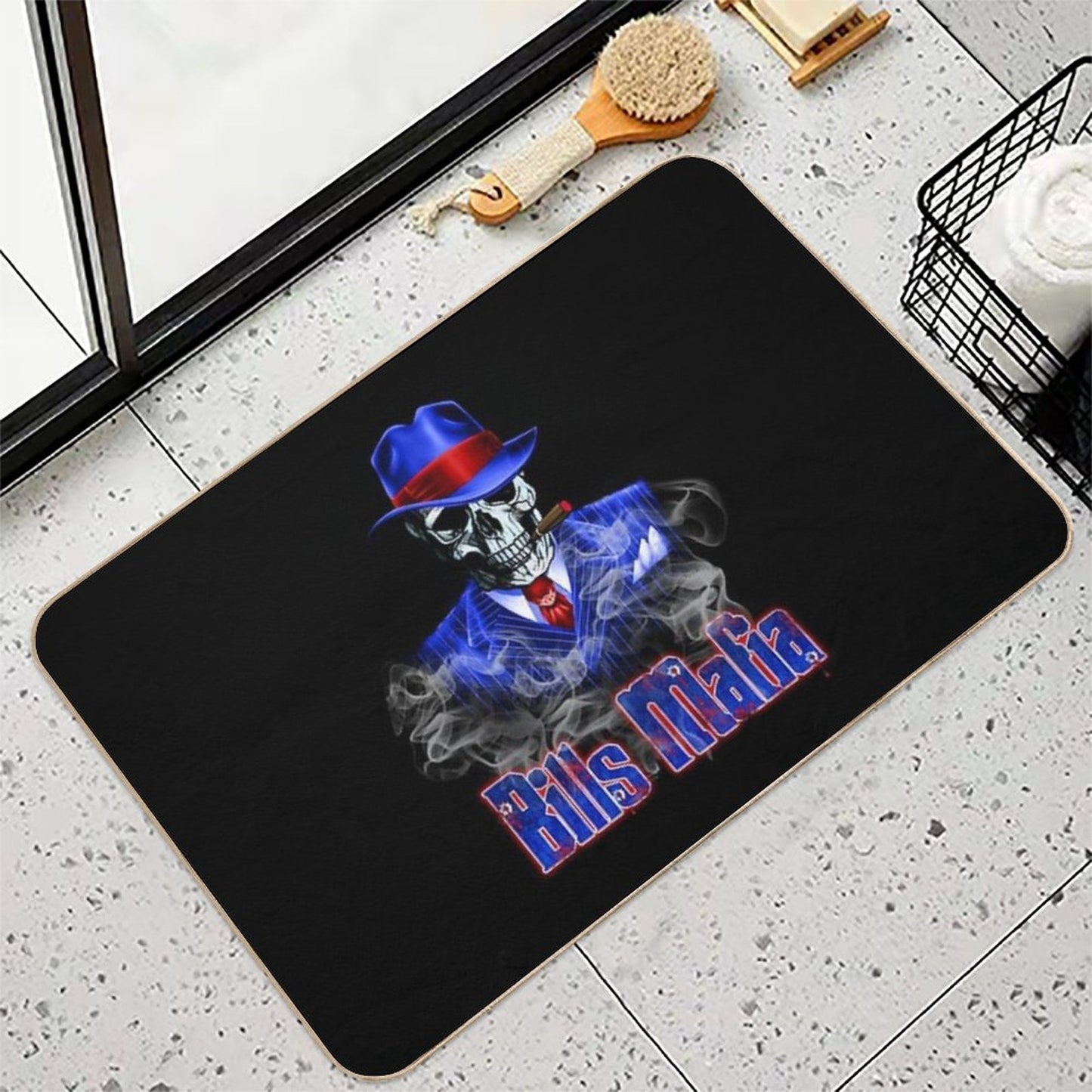 Bills Mafia  Stain-Proof Bath Mat