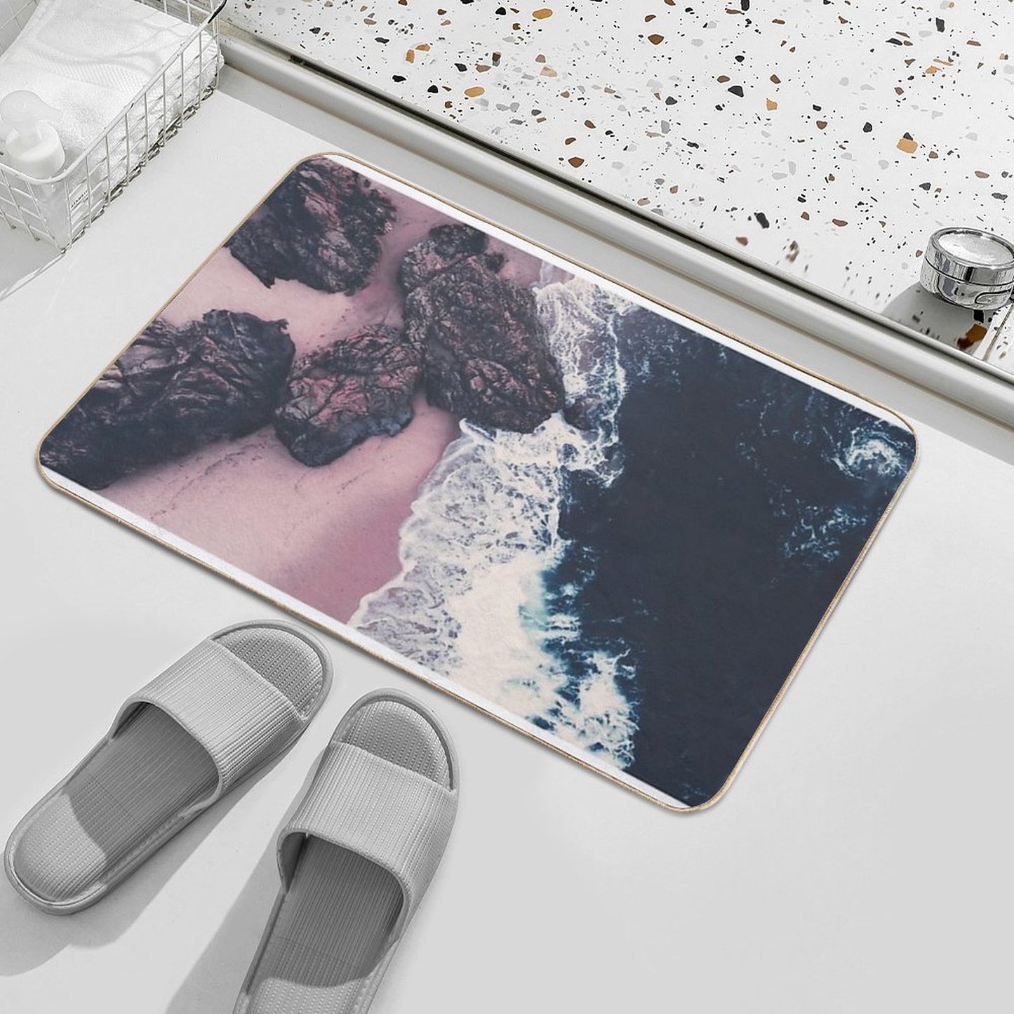 Sea of Love II  Eco-Friendly Bath Mat