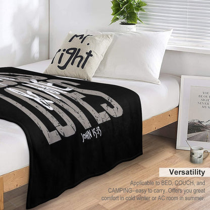 Jesus Loves You, Bible Verse, Christian, Religious, Jesus Sustainable Throw Blanket