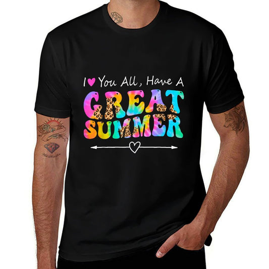 I Love You All Have A Great Summer Groovy For Women Teacher  Classic T-Shirt