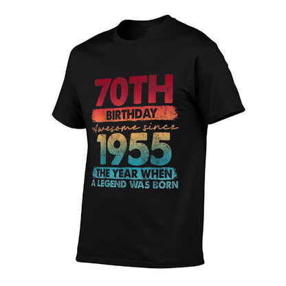70 Year Old Gifts Vintage 1955 Limited Edition 70th Birthday  Versatile T-Shirt