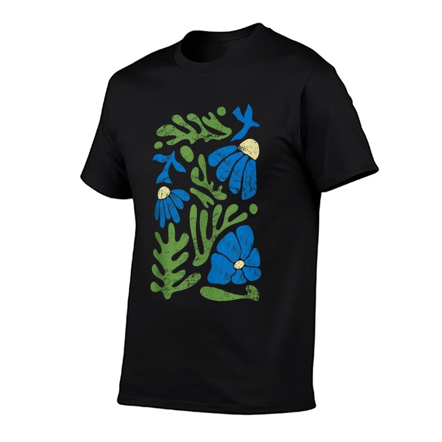 Matisse Wildflower Aesthetic Abstract Floral Nature  Fade-proof Color T-Shirt