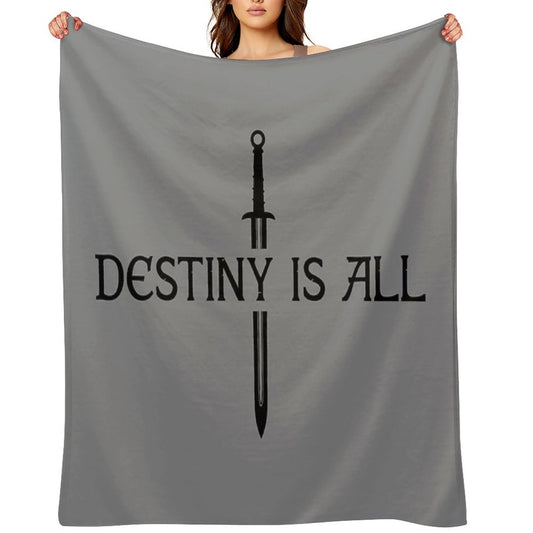 The Last Kingdom - Destiny Is All Sustainable Throw Blanket