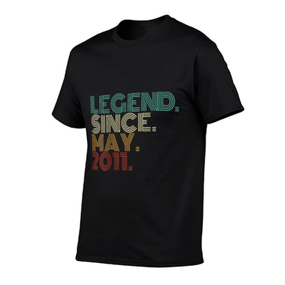 14 Years Old Legend Since May 2011 14th Birthday  Durable T-Shirt