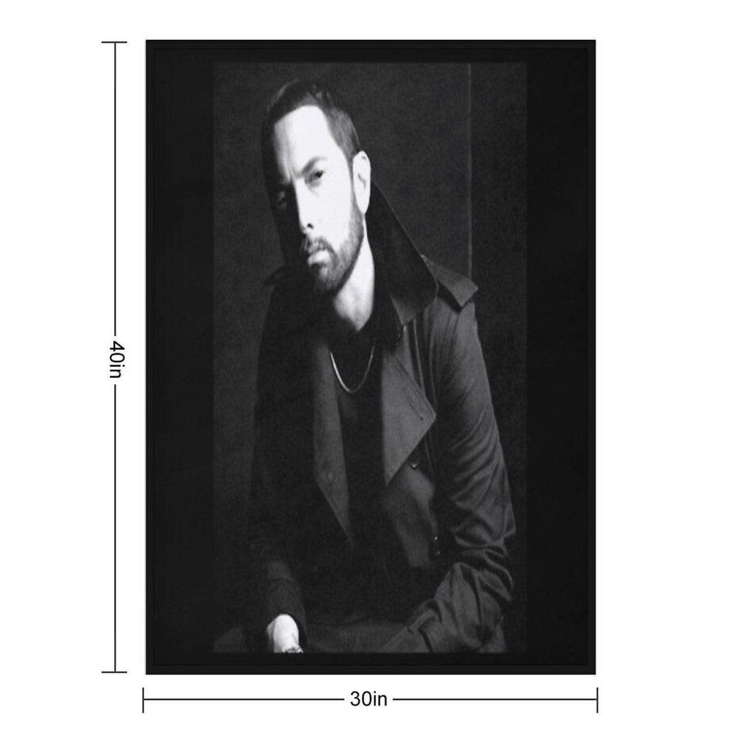 Eminem Machine-washable Throw Blanket
