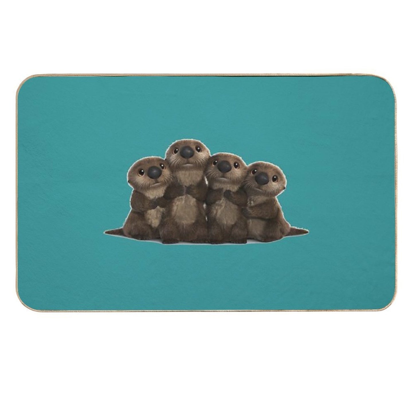 Otters from Finding Dory  Rapid-Drying Bath Mat