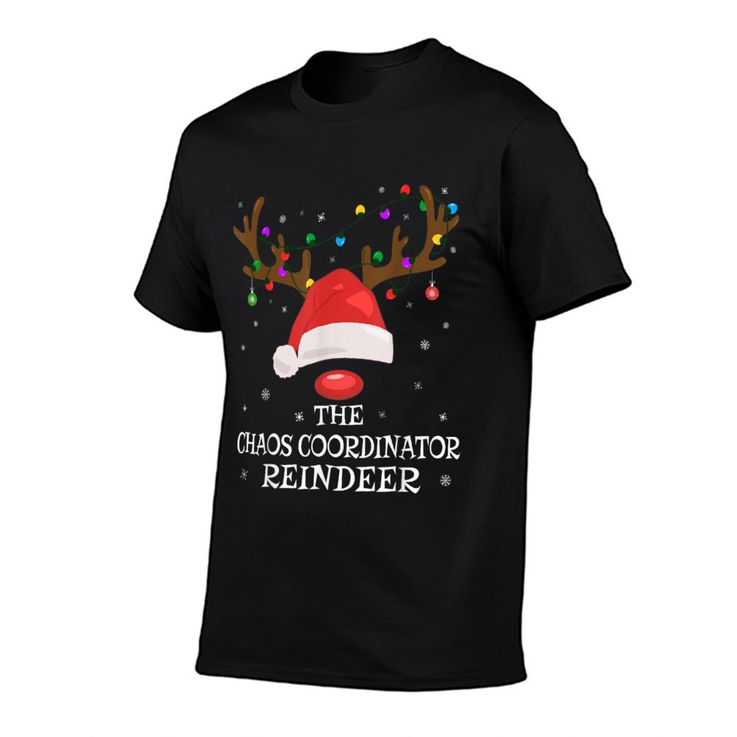 Chaos Coordinator Reindeer Matching Christmas Teacher Mom for Men Women Kids  Relaxed-fit T-Shirt
