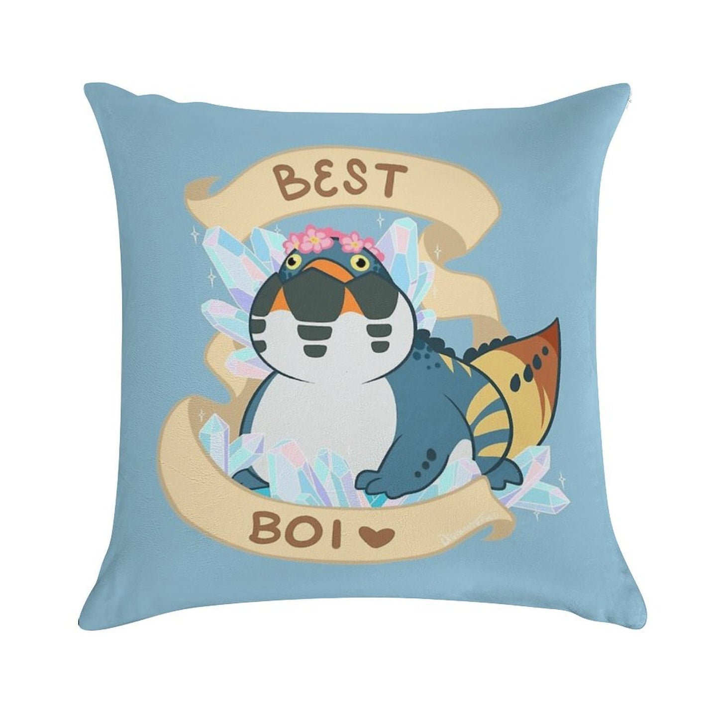 Dodogama Best Boi (MonHun World) Soft High-Density Material Throw Pillow