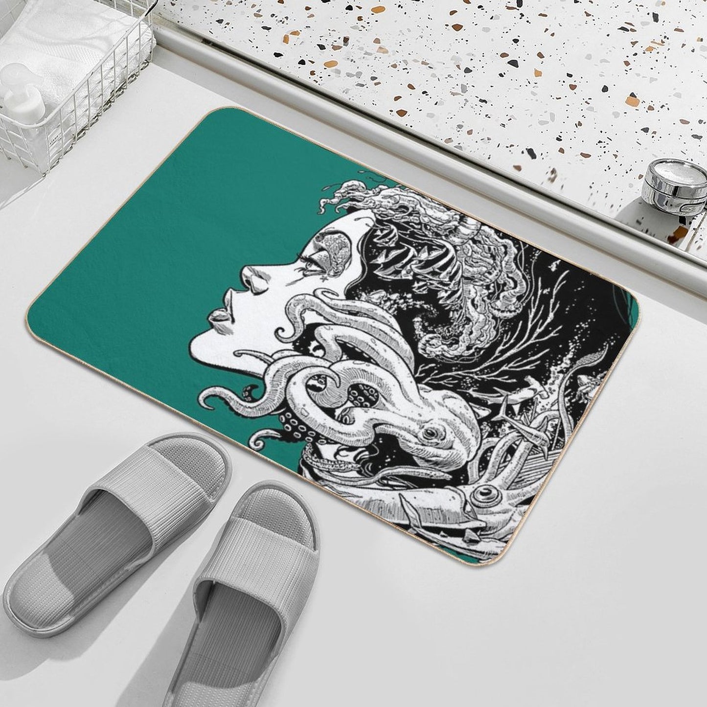 Poseidon's Mistress Alternate Durable Bath Mat