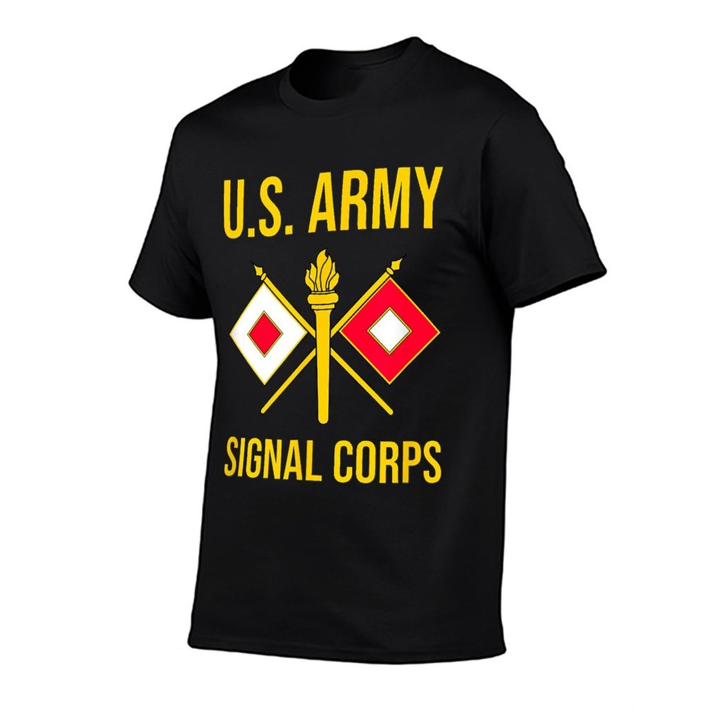 ARMY SIGNAL CORPS BRANCH USASC US  Oversized Silhouette T-Shirt