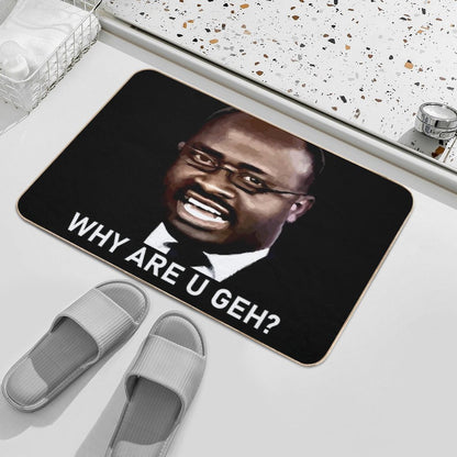 Why Are You Geh Funniest African Interview Ever. Kaggwa Njala.  Easy To Clean Bath Mat