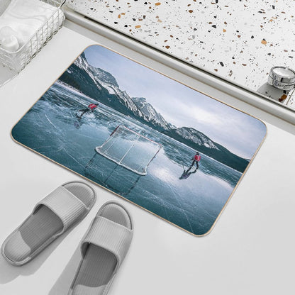 Skating on Glass  Versatile Bath Mat