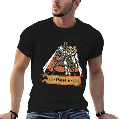 Paladin Knight Medieval Fantasy Art  Quick-drying T-Shirt