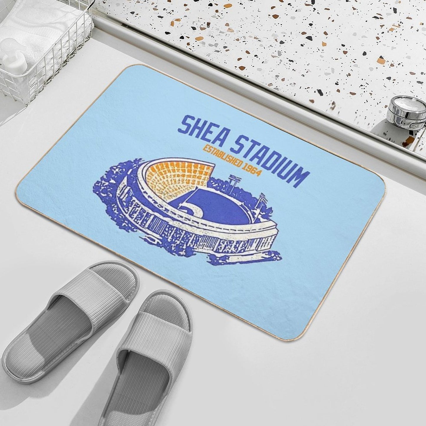 Shea Stadium  Pet-Safe Bath Mat