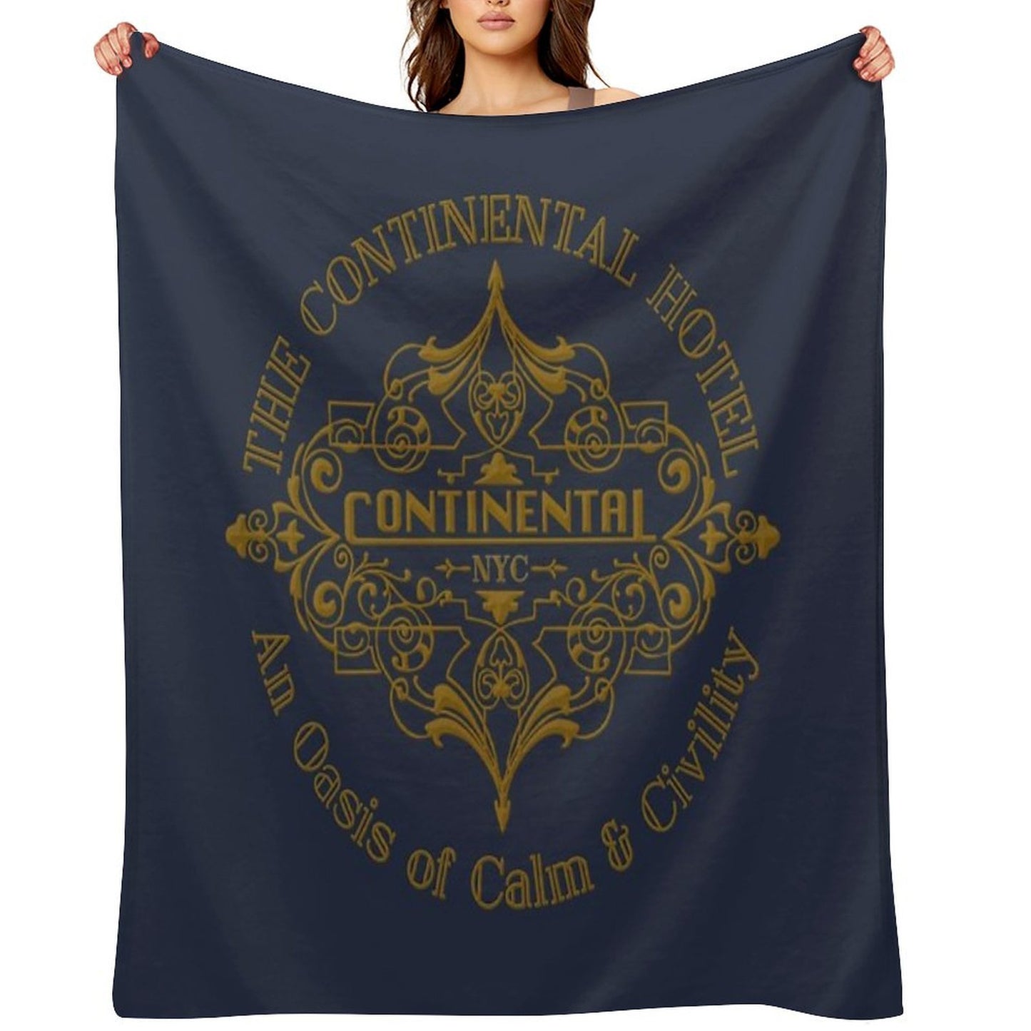 The Continental Compact Throw Blanket